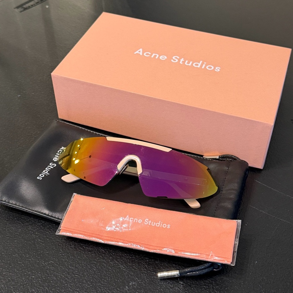 Acne Studios Beige Frame Sunglasses